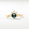 image:imageTahitian Black Pearl Rings Jewelry For Women Fashion Christmas Gifts Wife Mom Girlfriend Anniversary Birthday Fine Jewelry Gifts for Her NO33254