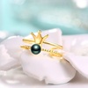 image:imageTahitian Black Pearl Rings Jewelry For Women Fashion Christmas Gifts Wife Mom Girlfriend Anniversary Birthday Fine Jewelry Gifts for Her NO33258