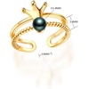 image:imageTahitian Black Pearl Rings Jewelry For Women Fashion Christmas Gifts Wife Mom Girlfriend Anniversary Birthday Fine Jewelry Gifts for Her NO33258