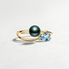 image:imageTahitian Black Pearl Rings Jewelry For Women Fashion Christmas Gifts Wife Mom Girlfriend Anniversary Birthday Fine Jewelry Gifts for Her NO33262