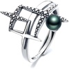 image:imageTahitian Black Pearl Rings Jewelry For Women Fashion Christmas Gifts Wife Mom Girlfriend Anniversary Birthday Fine Jewelry Gifts for Her NO33232