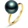 image:imageTahitian Black Pearl Rings Jewelry For Women Fashion Christmas Gifts Wife Mom Girlfriend Anniversary Birthday Fine Jewelry Gifts for Her NO33253