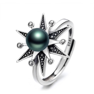 image:imageTahitian Black Pearl Rings Jewelry For Women Fashion Christmas Gifts Wife Mom Girlfriend Anniversary Birthday Fine Jewelry Gifts for Her NO33233