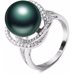 image:imageTahitian Black Pearl Rings Jewelry For Women Fashion Christmas Gifts Wife Mom Girlfriend Anniversary Birthday Fine Jewelry Gifts for Her NO33243
