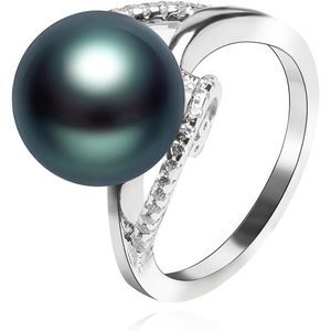 image:imageTahitian Black Pearl Rings Jewelry For Women Fashion Christmas Gifts Wife Mom Girlfriend Anniversary Birthday Fine Jewelry Gifts for Her NO33244