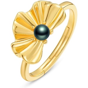 image:imageTahitian Black Pearl Rings Jewelry For Women Fashion Christmas Gifts Wife Mom Girlfriend Anniversary Birthday Fine Jewelry Gifts for Her NO33261