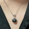 image:imageNONNYL Gifts for WomenTahitianBlackPearlNecklaceBlackPearlrings Gift for Wife Wedding Birthday AnniversaryMom Girlfriend Her